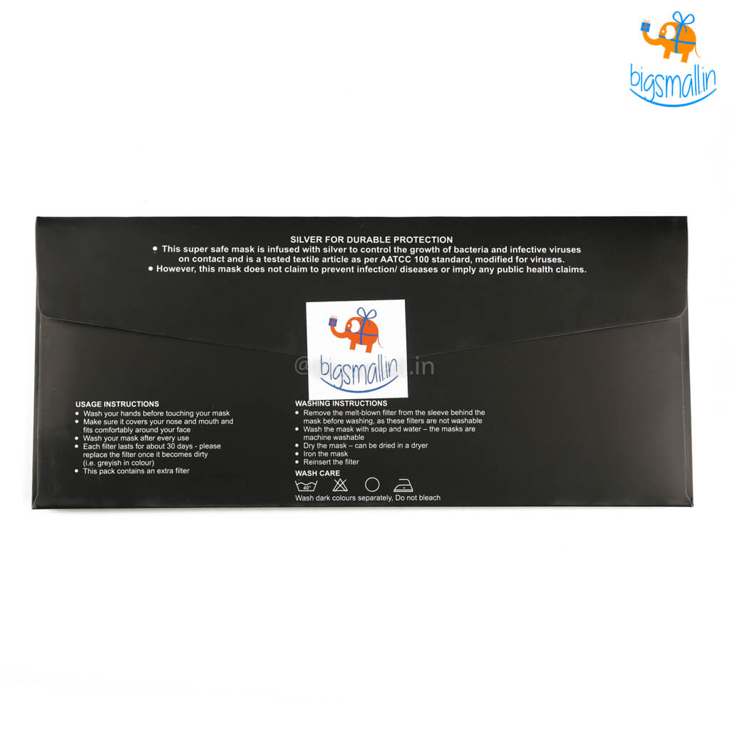 Batman Printed Cotton Mask With Filter