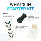 GSMULTIMART Anti-Snoring Nasal Strips & Dilator Starter Kit | Sleep Aid for Snoring Relief, Easy Breathing & Restful Sleep | Drug-Free Nose Strips & Nasal Openers (15 Uses, Multiple Sizes)