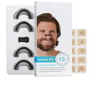 GSMULTIMART Anti-Snoring Nasal Strips & Dilator Starter Kit | Sleep Aid for Snoring Relief, Easy Breathing & Restful Sleep | Drug-Free Nose Strips & Nasal Openers (15 Uses, Multiple Sizes)